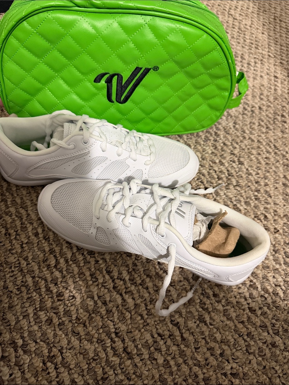 Varsity White Women's Cheerleading Sneakers